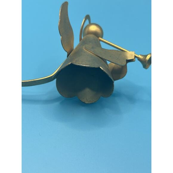 Vintage Metal Brass Angel Christmas Candle Snuffer Polished 5.5” Holidays - Picture 4 of 7